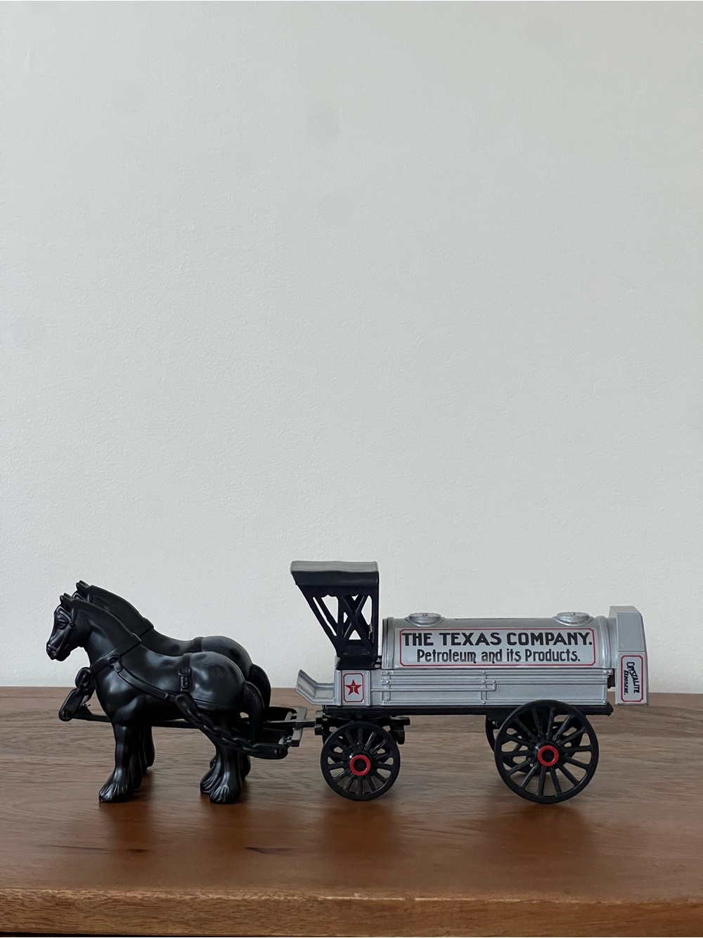 Vintage 1991 ERTL Texaco Horse & Tanker Die-Cast Coin Bank